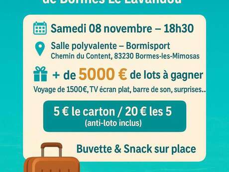 4ème Loto des Sapeurs Pompiers de Bormes Le Lavandou