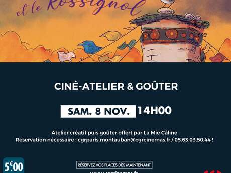 Ciné | Atelier & Goûter - La princesse et le rossignol