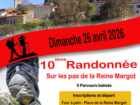 Randonnée pédestre à Usson "Sur les pas de la Reine Margot"