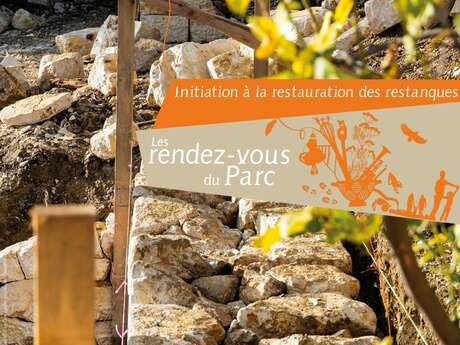 Chantier de restauration de mur en pierre sèche à Cuebris