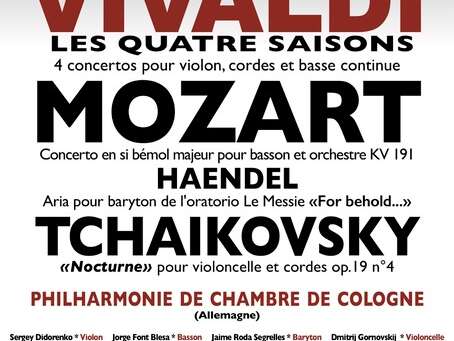 Concert - Chambre philharmonique de Cologne