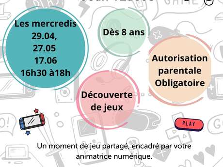 Atelier numérique - Jeux vidéos