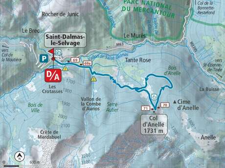 Randonnée Raquettes Plateau D'Anelle