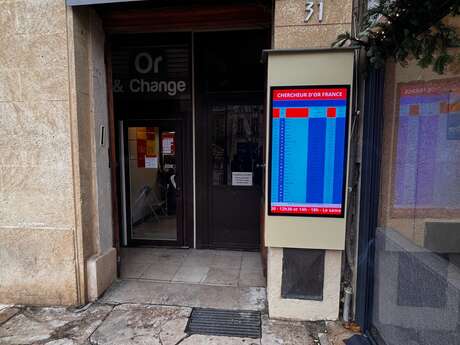 Achat d'or & change de devises