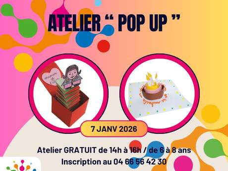 Les Mercredis du Pôle - Atelier " Pop Up "