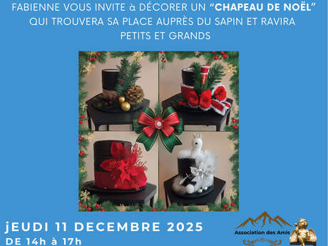 Atelier créatif de Noël au Centre Culturel de la Gorge