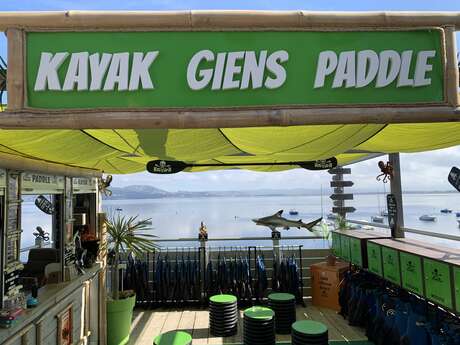 Kayak presqu'île de Giens