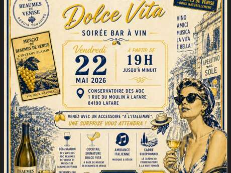 Soirée bar à vins : Dolce Vita