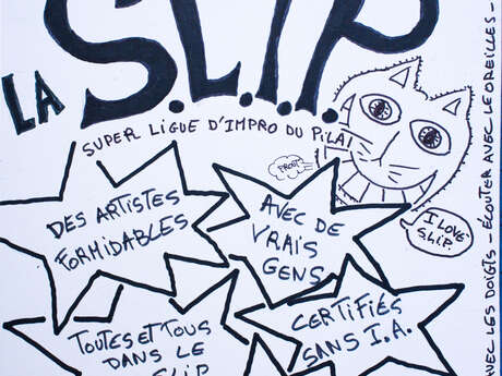 Théâtre d'impro au Baroscope avec la Slip