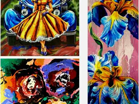 Exhibition Corinne Saboureux - Paintings