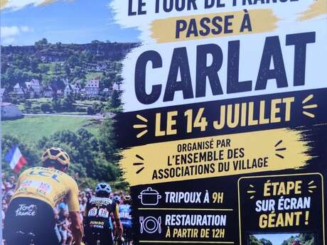 Le Tour de France passe à Carlat