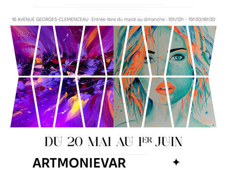 Exposition : ARTMONIEVAR & Sandra Arzul