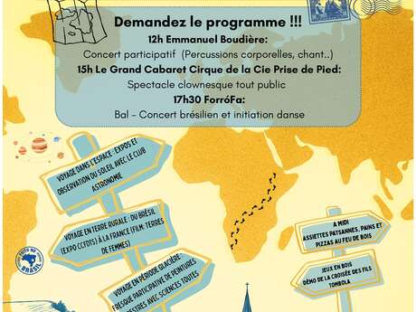 Fête solidaire - Burdignes en fête et en voyage