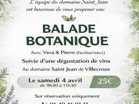 Balade botanique au Domaine Saint-Jean