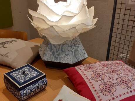 Exposition-vente : Broderie cartonnage
