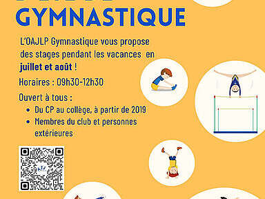Stage d'été de gymnastique