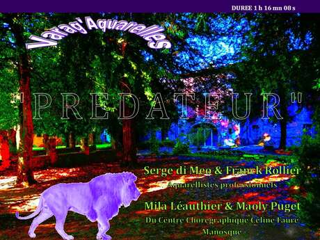 Spectacle :Prédateur -  Aquarelle, danse, son et lumière | Biennale Aquarelle