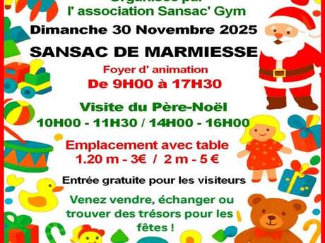 Bourse aux jouets à Sansac de Marmiesse