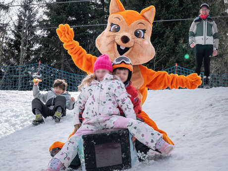 Animation bonhommes de neige avec Nutty à l'Ecureuils Park