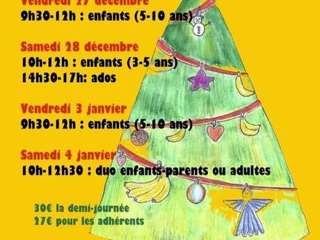 Stages créatifs de Noël