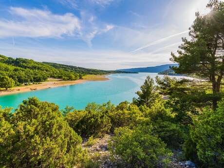 Lac de Sainte-Croix par le chemin de Quinson