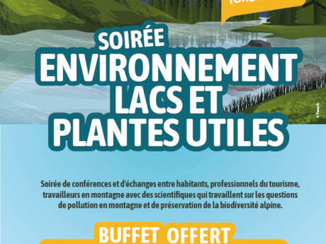 An evening focusing on the environment, lakes and useful plants