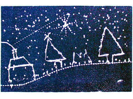 Etiquettes et cartes de Noël