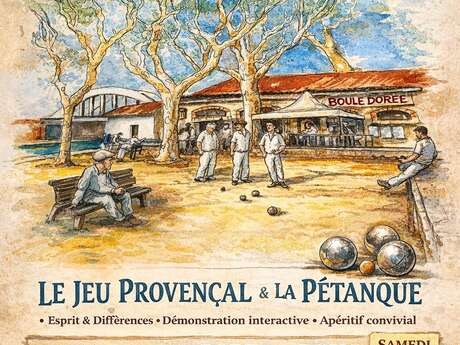 Conférence par René Brocca et Vincent Méger "Pétanque et Jeu provençal"