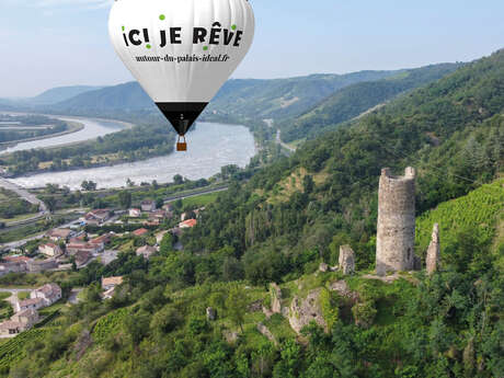 Vol en montgolfière "Des coteaux de saint-joseph au Rhône" Vol en montgolfière "Des coteaux de saint-joseph au Rhône"