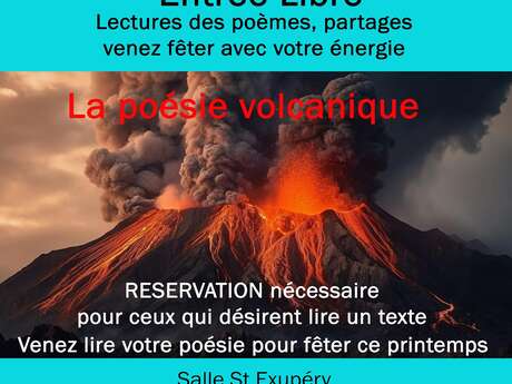 27ème Printemps des Poètes : "la poésie volcanique"