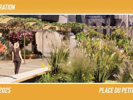 Inauguration du Jardin éphémère Place du Petit Palais