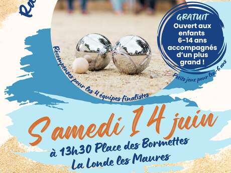 Rencontre pétanque par la FCPE