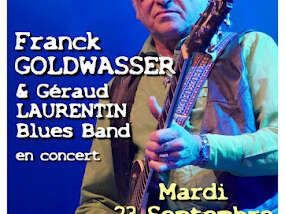 Franck Goldwasser and Geraud Laurentin Blues Band - en concert au Hall Blues Club