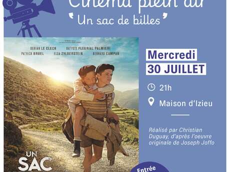 Cinéma plein air " Un sac de billes"
