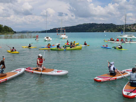 Yacht club Grenoble Charavines : location stand-up paddle, kayak et voile