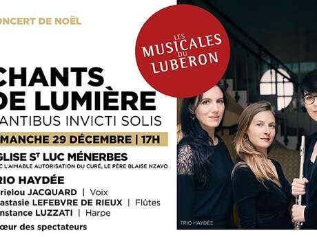 Concert de Noël "Chants de lumière", Cantibus invicti solis