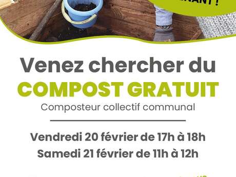 Distribución gratuita de compost