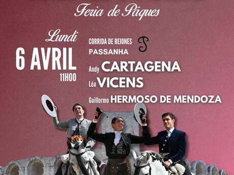 Féria de Pâques - Corrida à cheval du lundi