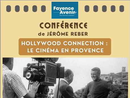 Conférence "Hollywood connection, le cinéma en Provence"