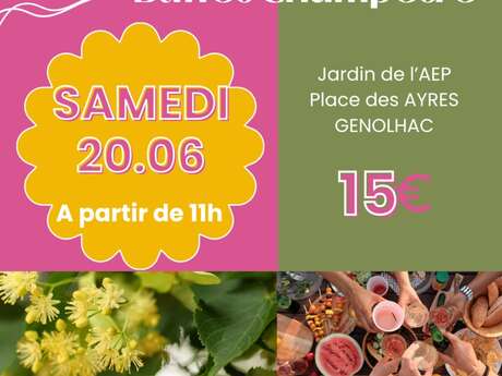 Buffet champêtre "Sous le tilleul" à Génolhac