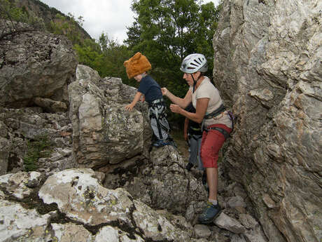 Baby escalade et Baby via ferrata