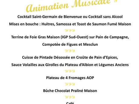 Réveillon du Nouvel An chez Jeromus