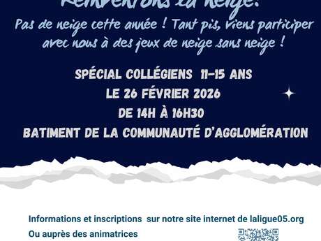 Réinventons la neige !