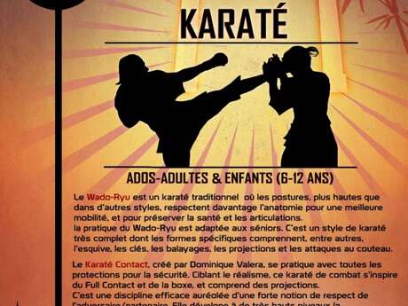 Cours de Karaté 6-12ans