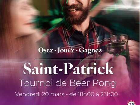Tournoi de "Beer Pong" Saint-Patrick au Casino JOA