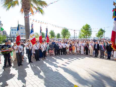 Fête de libération de Sanary : Rassemblement et cérémonie avec dépôt de gerbe