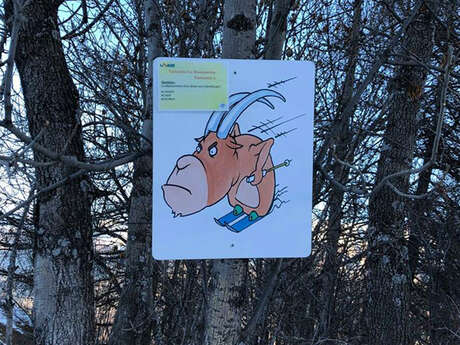 Jeu de piste à ski - Valentin le Bouquetin