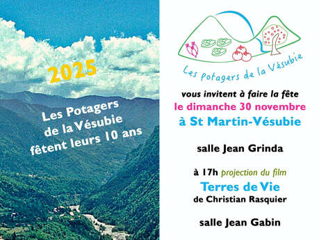 Les potagers de la Vésubie fêtent leurs 10ans ! Les potagers de la Vésubie fêtent leurs 10ans !