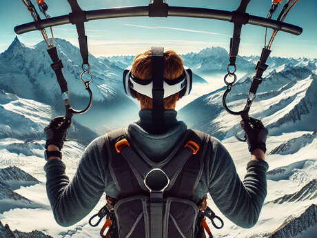 Animation Gleitschirm-Simulator mit Montagne'arc