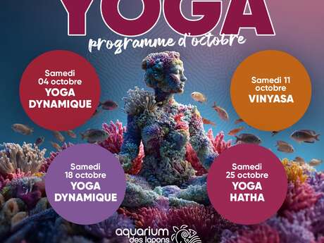 Yoga à l'Aquarium des Lagons 2025